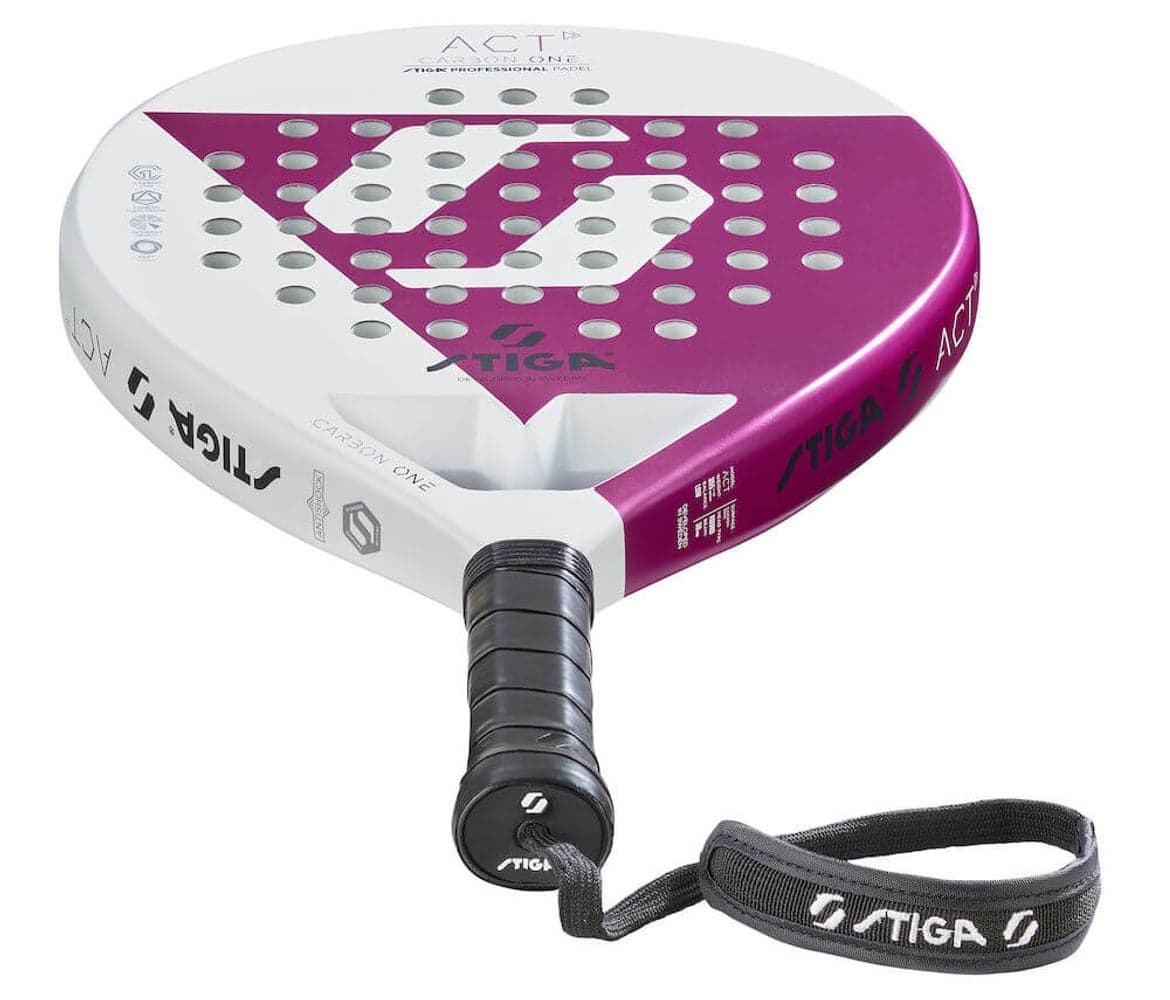 STIGA Padel Racket ACT - White/Purple
