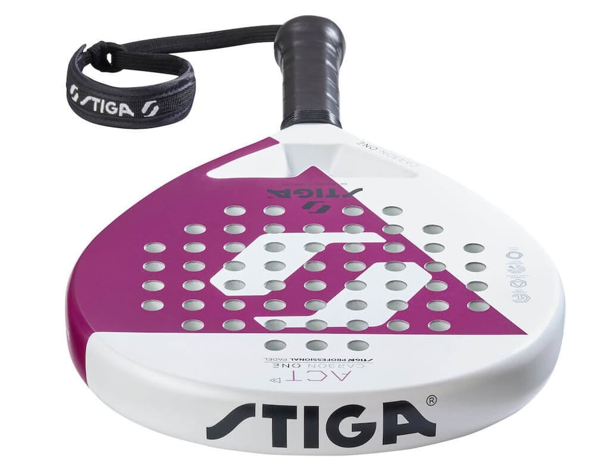 STIGA Padel Racket ACT - White/Purple