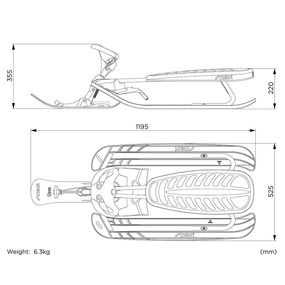 STIGA SNOWRACER® Curve