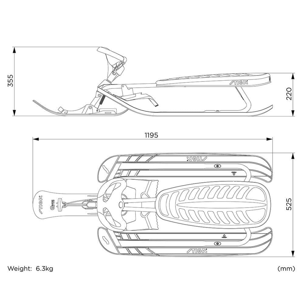 STIGA SNOWRACER® Curve