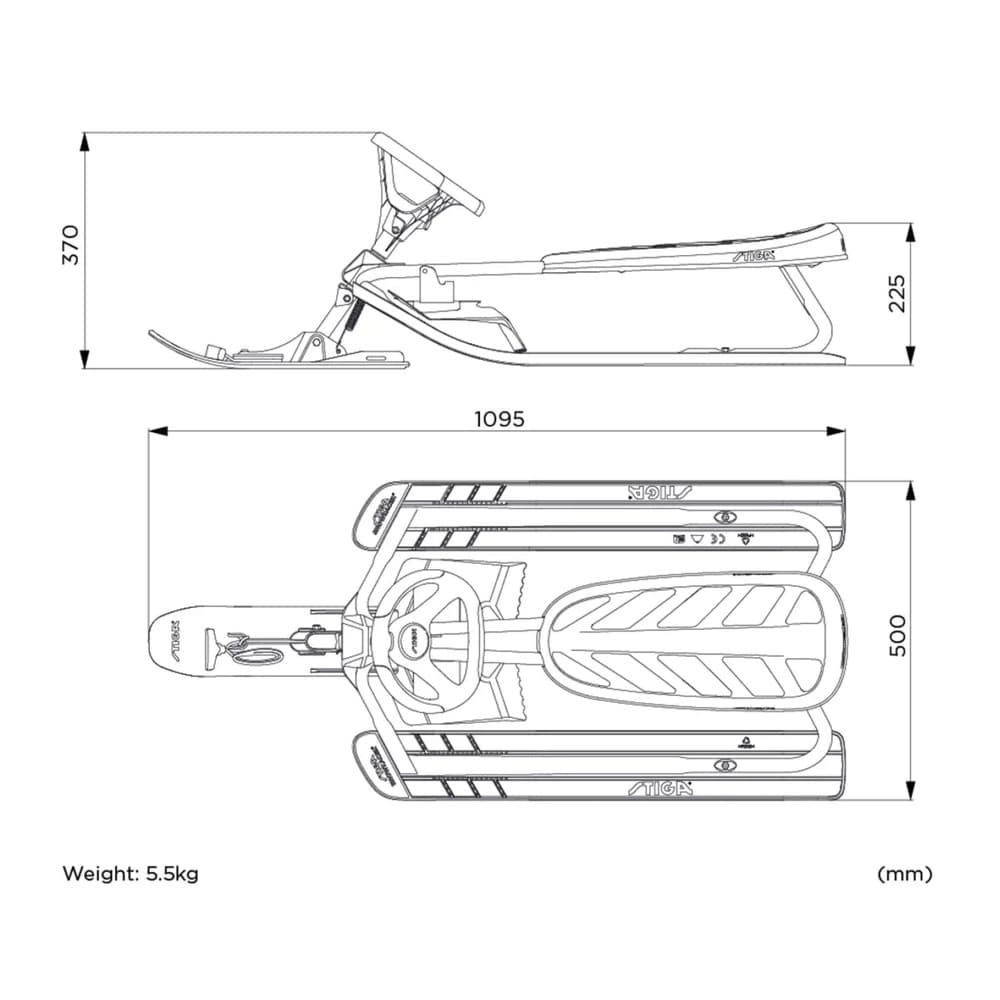 STIGA SNOWRACER® Iconic Nos