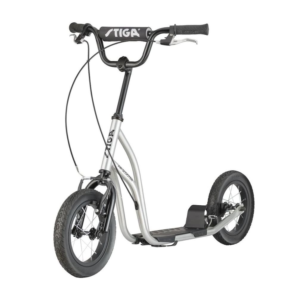 STIGA STR Air Scooter 12 Inch S T Silver/Black - Silver/Black