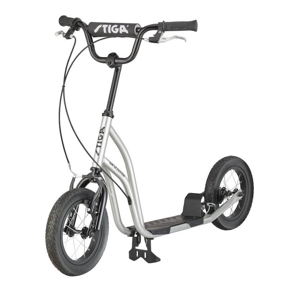 STIGA STR Air Scooter 12 Inch S T Silver/Black - Silver/Black