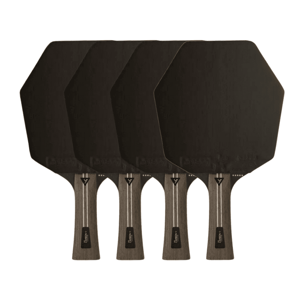 STIGA Pro Carbon Plus CYBERSHAPE® - 5-Star 4-Pack