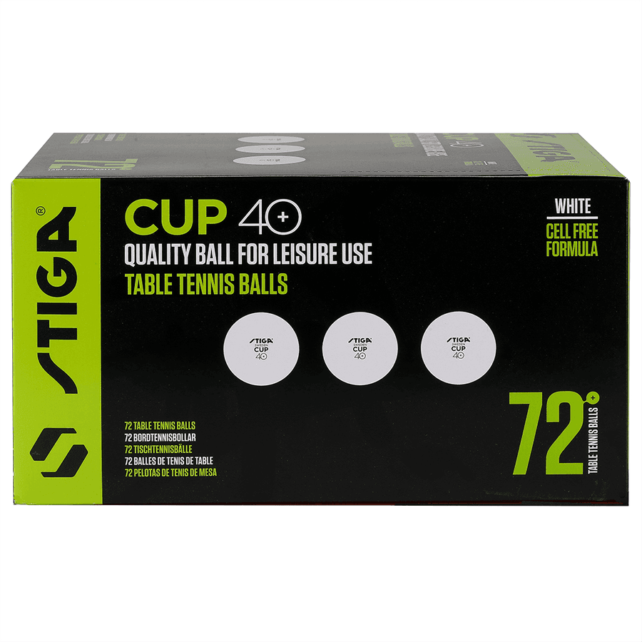 STIGA Ball Cup ABS White 72-pack