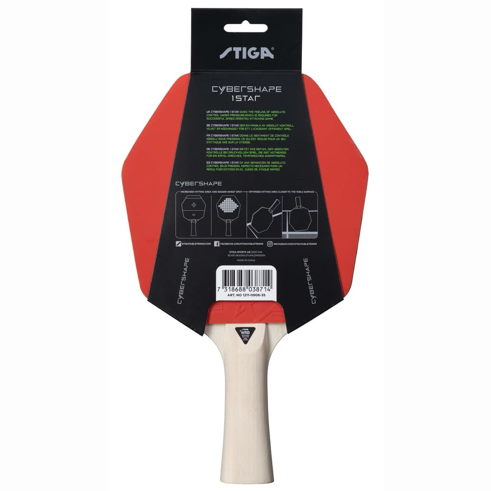 STIGA Bat CYBERSHAPE® 1-star