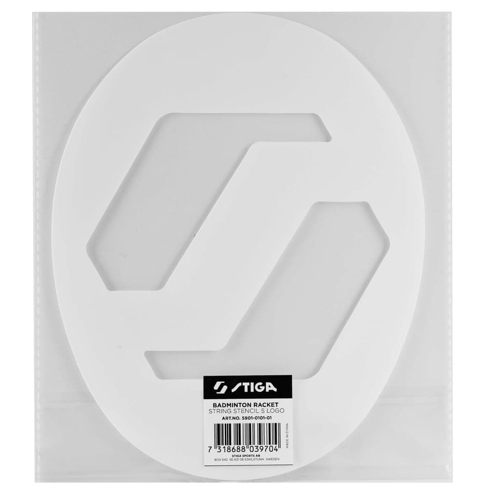 STIGA Badminton Racket String Stencil S logo