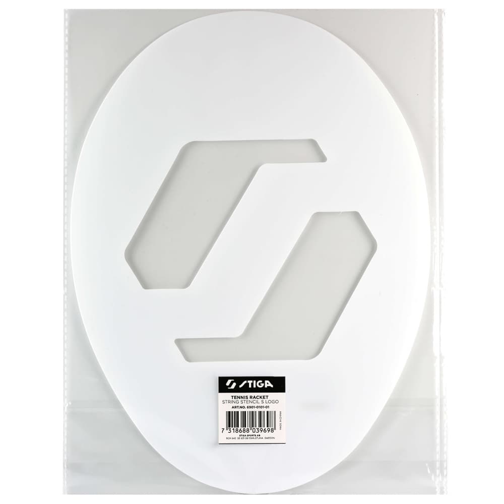 STIGA Tennis Racket String Stencil S logo