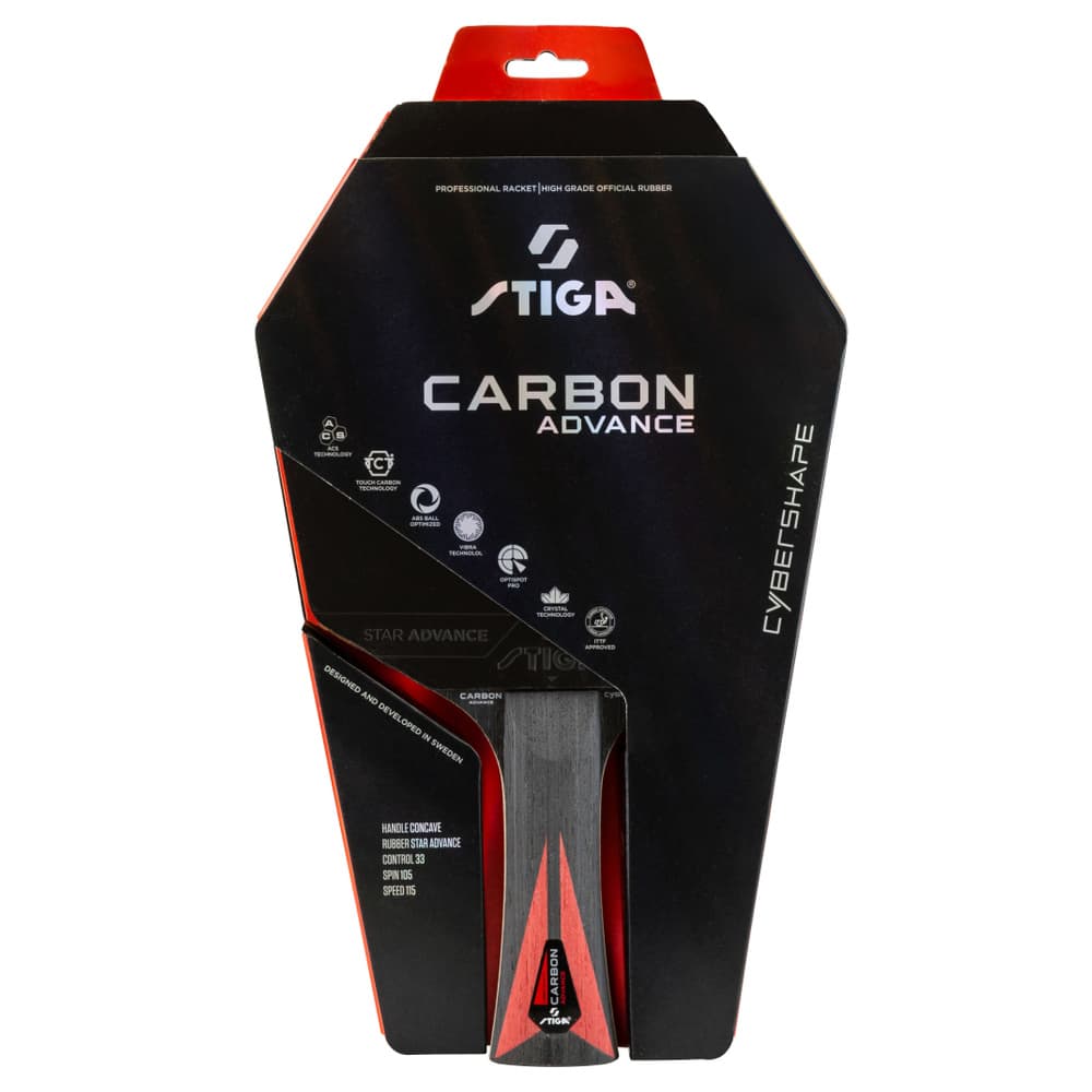 STIGA Bat CYBERSHAPE® Carbon Advance - CYBERSHAPE®