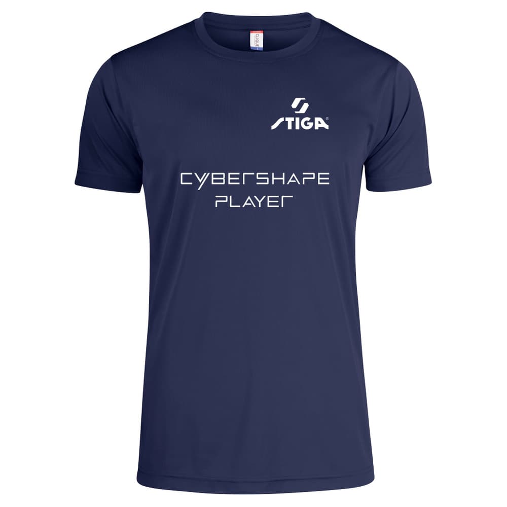 STIGA Shirt Player CYBERSHAPE® - Shirt Player Navy - XS